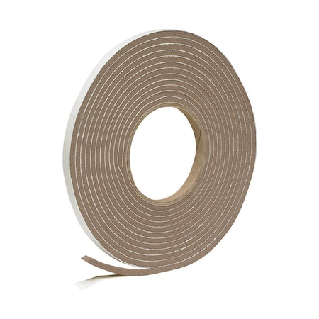 Frost King Frost King Brown Vinyl Clad Foam Weather Seal For Doors and Windows 17 ft. L X 0.19 in. V443BH